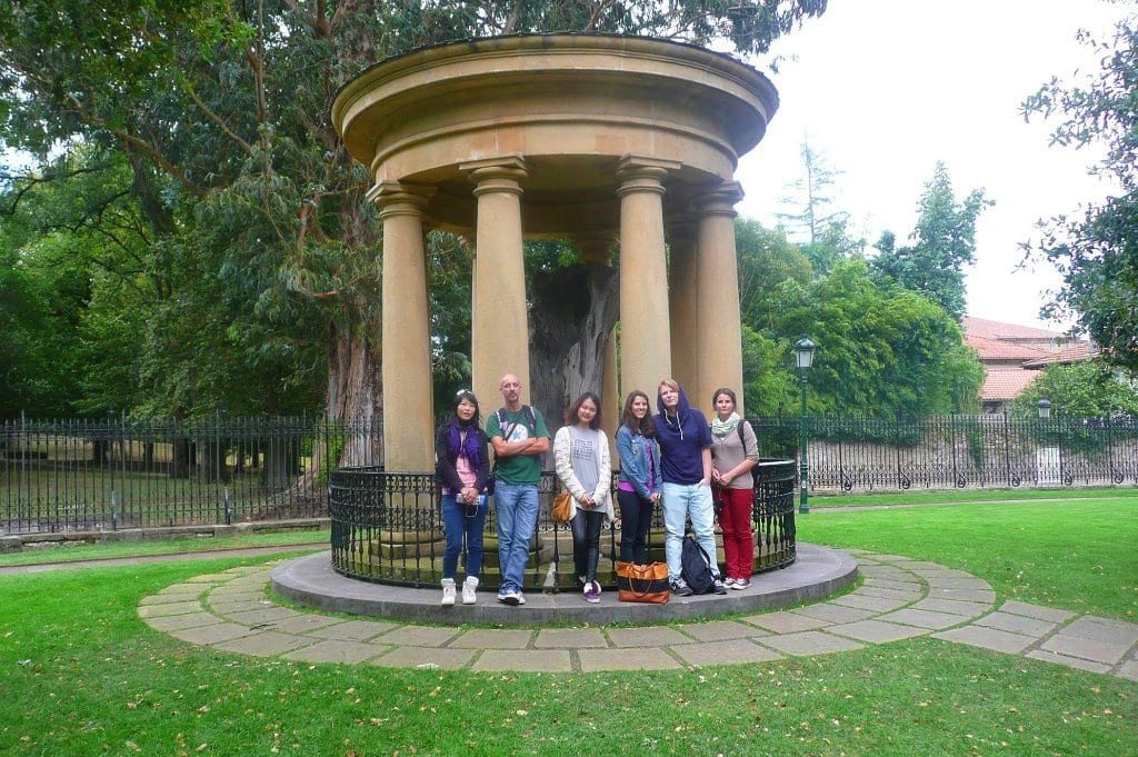 Estudiantes de español en Gernika