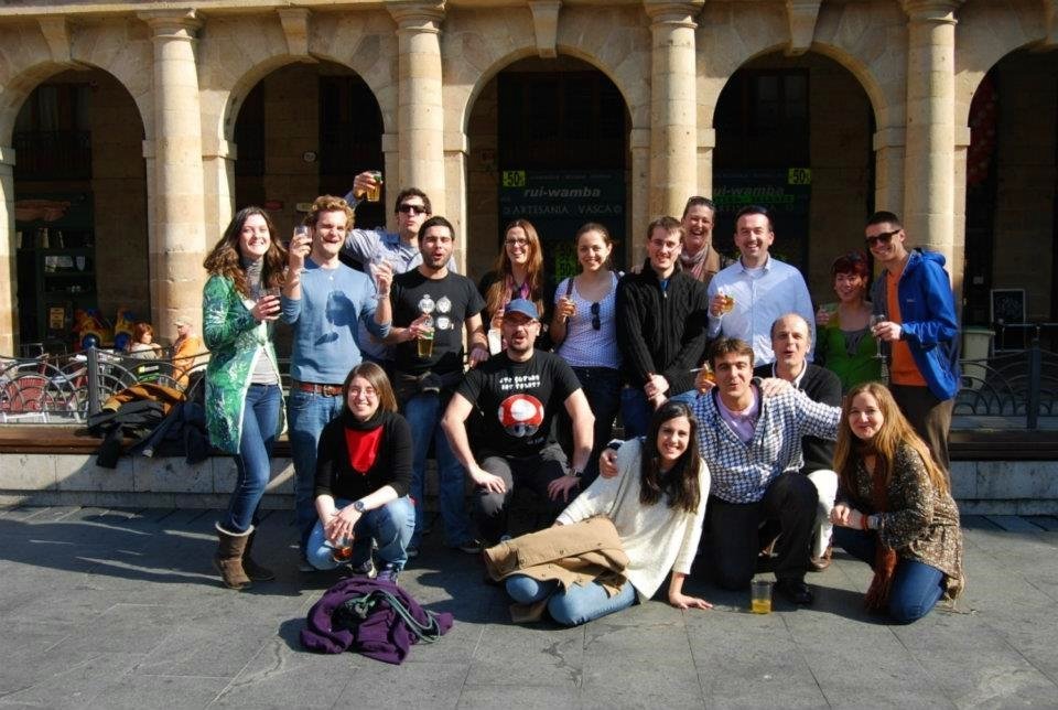 Grupo de estudiantes del Curso de Profesores de Español